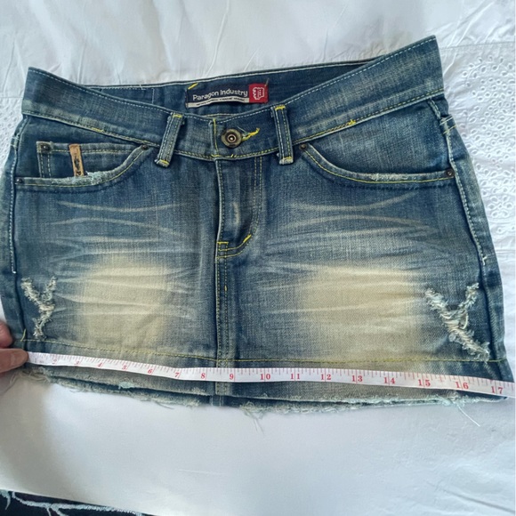 Denim Mini Skirt - Picture 2 of 8